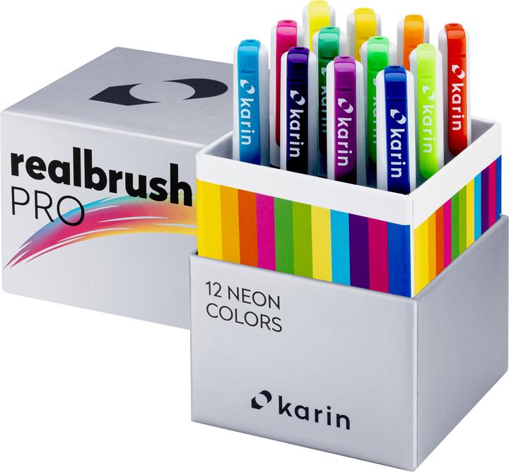 Produktbild Karin Real Brush Pen Pro 0.4mm (12x)