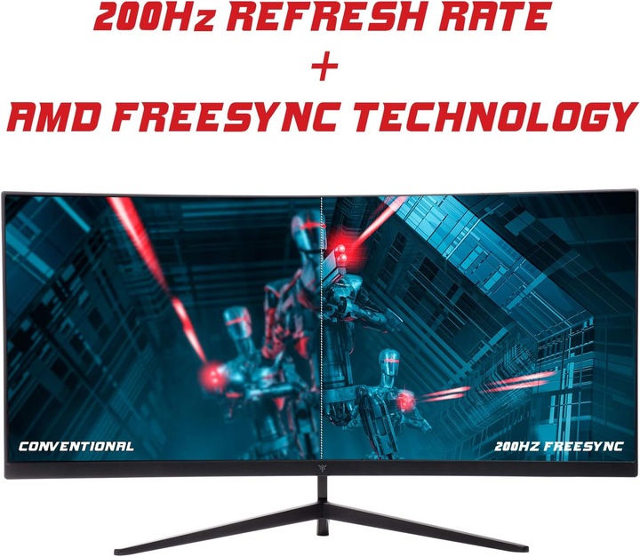 Image du produit Itek Ecran incurvé 30" (21:9) GGC UltraWide HD (Noir) 200Hz (2560 x 1080 pixels, 30")