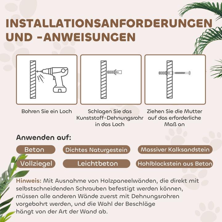 Produktbild PawHut Kletterwand (Dunkelgrau)