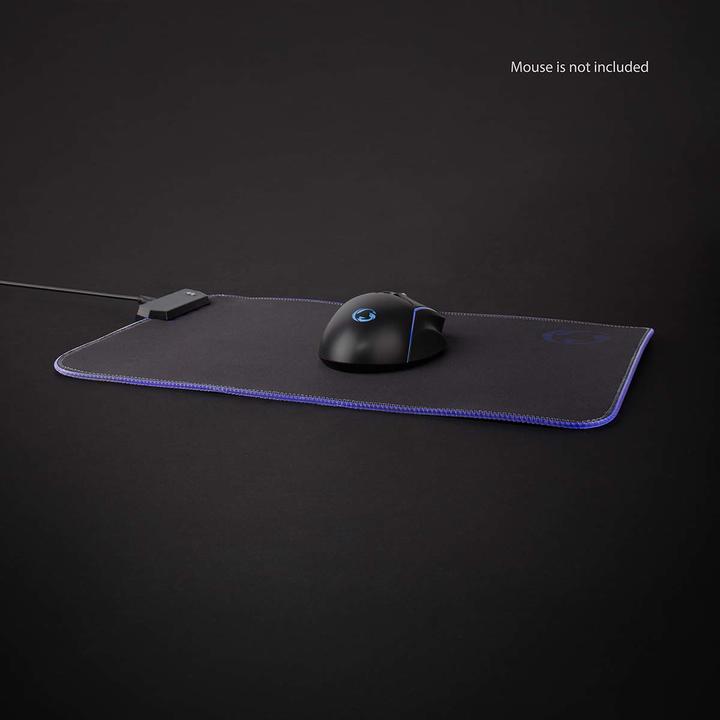 Actual product image Nedis Gaming Mouse Pad | Rubber / Microfibre | Black (XL)