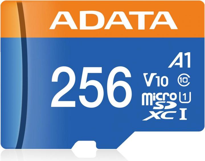 Produktbild Adata Premier Flash-Speicherkarte (microSDXC-an-SD-Adapter inbegriffen) (256 GB, microSDXC, U1, UHS-I)
