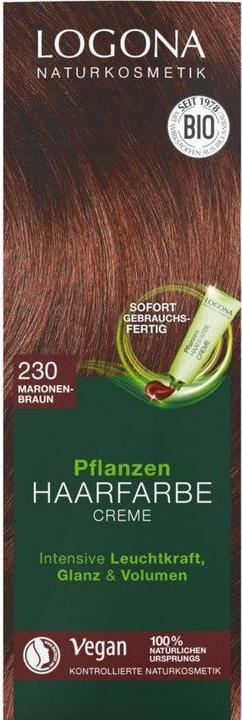 Actual product image Logona Herbal Hair Colour Cream (230 chestnut brown)