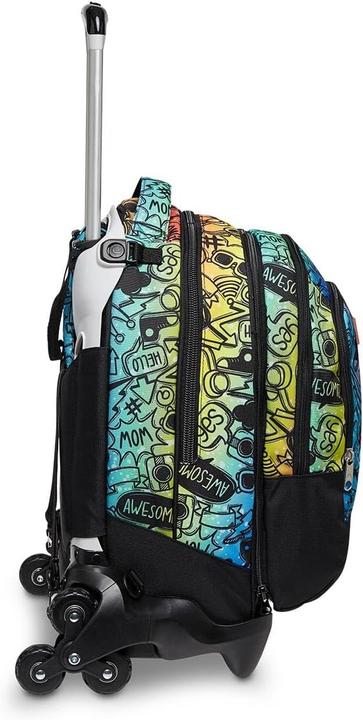 Produktbild Seven TR. Jack 3WD+ -DETACH FLUO STAMP, Jet zwart, Eén maat, school (47 l)