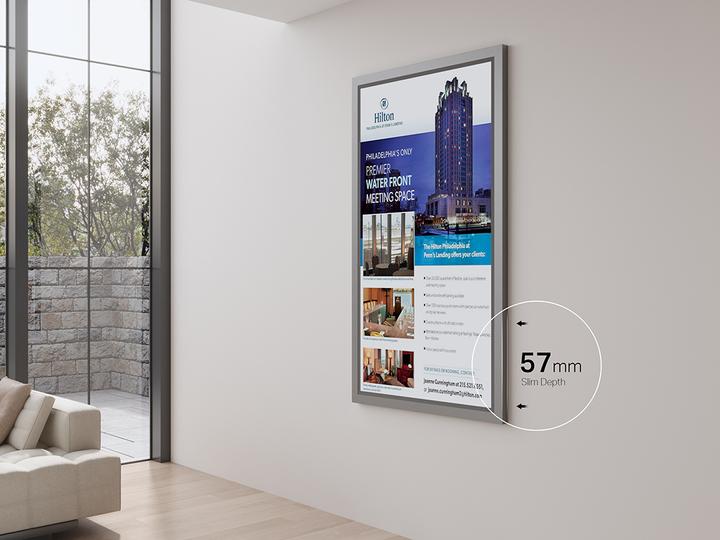 Produktbild Multibrackets Monitor Rahmen Slim, Wandmontage, 75"/2384