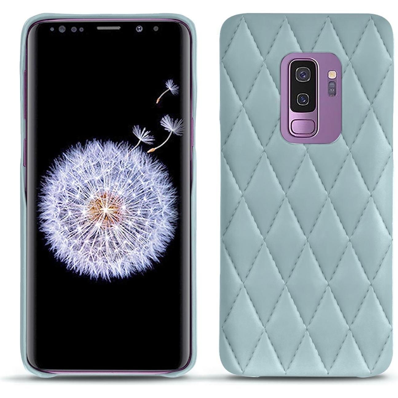 Noreve Lederschutzhülle (Samsung Galaxy S9+), Smartphone Hülle, Blau