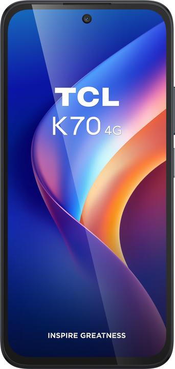 Actual product image TCL K70 4G (128 GB, Grey, Space Grey, 6.80", Hybrid Dual SIM, 4G)