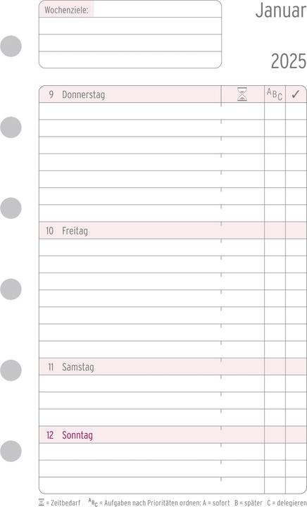 Valori nutrizionali e ingredienti Chronoplan Programma settimanale (1 settimana / 2 pagine)