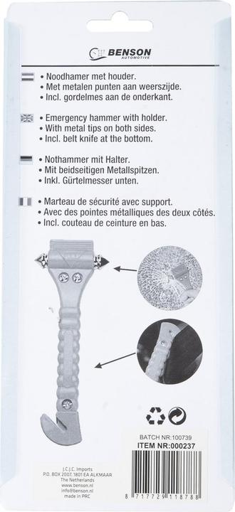 Produktbild Benson Nothammer mit Halter