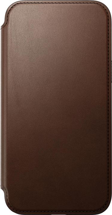 Produktbild Nomad Book Cover Modern Leather Folio iPhone 15 Pro Max Braun (Apple iPhone 15 Pro Max)