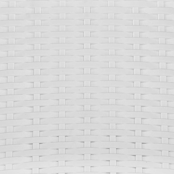 Produktbild Beliani Gartenmöbel Set Rattanoptik weiss 6-Sitzer FOSSANO (80 cm)