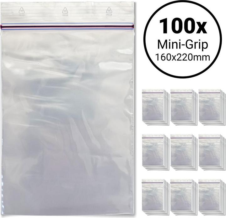 Audisana Schnellverschlussbeutel (Minigrip)