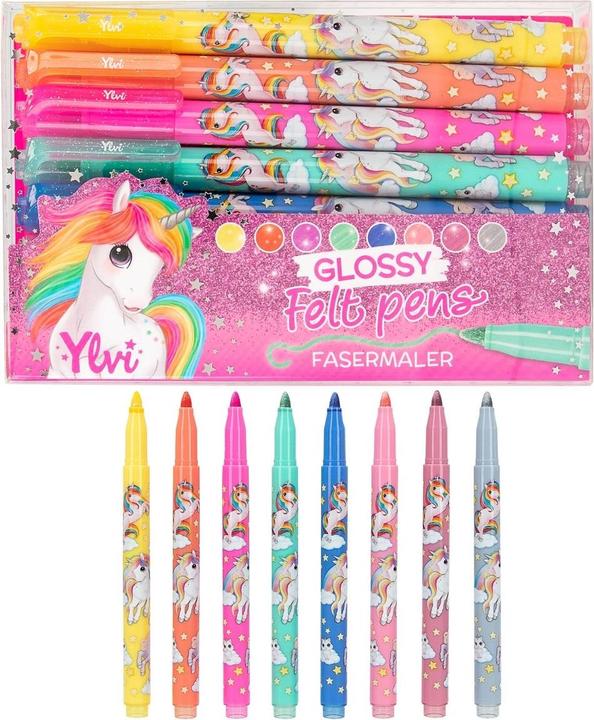 Magni Filzstifte Set Ylvi Glossy (Mehrfarbig, 8 x)
