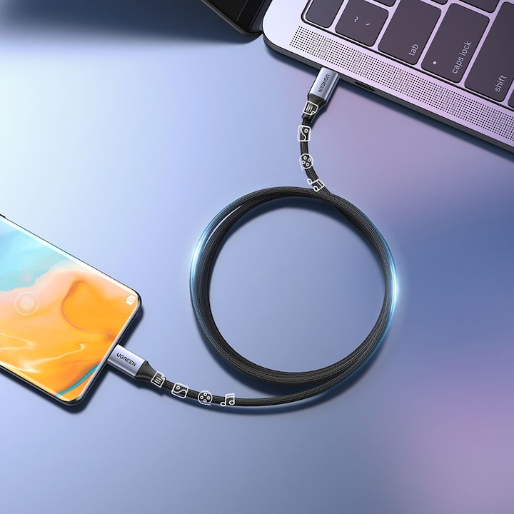Produktbild Ugreen USB C — USB C (2 m, USB 2.0)