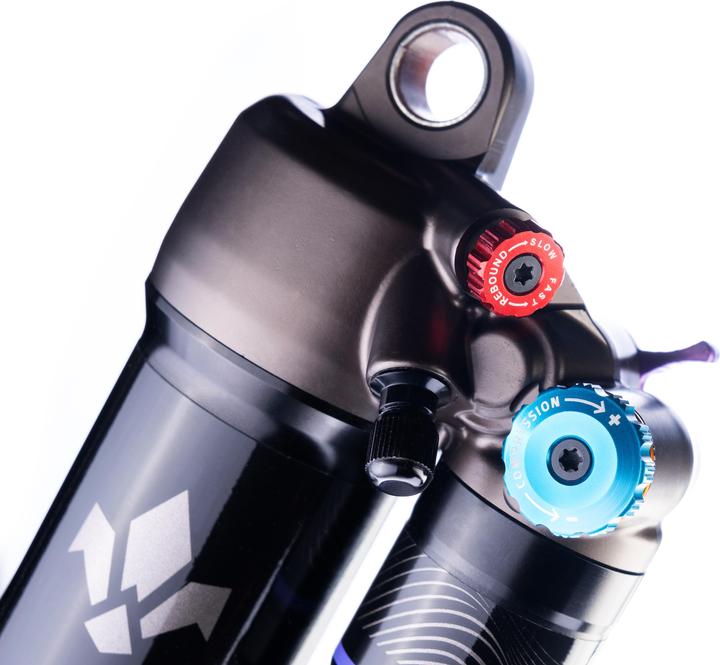 Actual product image Formula NEBBIA Air Shock, 205/65/62.5/60/57.5mm, Trunnion, dark grey (205 mm, 62.50 mm)