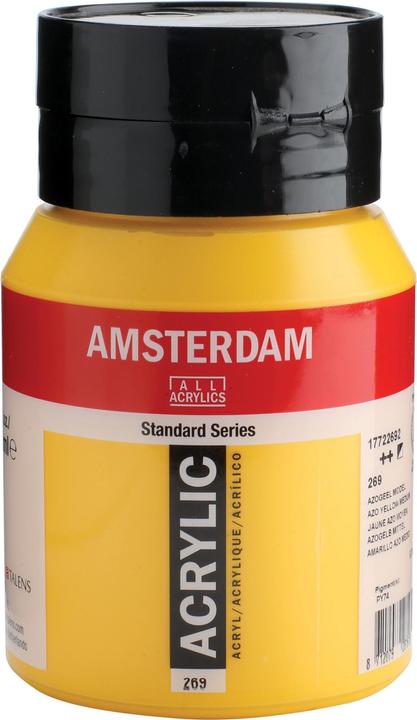 Produktbild Talens Acrylfarbe Amsterdam 500ml (Azogelb Mittel, 500 ml)