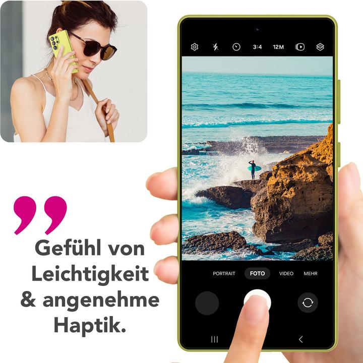 Produktbild Nalia Phoenix - Abwischbare Flüssigsilikon Hülle - Easy Clean Liquid Silicone Cover (Samsung Galaxy S25 Ultra)