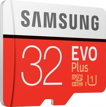 Immagine prodotto Samsung microSDHC Memory Card Evo Plus with Adapter, 32Gb