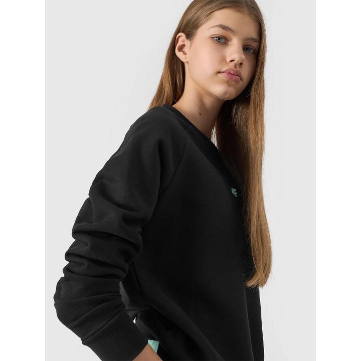 Produktbild 4F Mädchen-Sweatshirt aus Bio-Baumwolle ohne Kapuze, Junior (134)