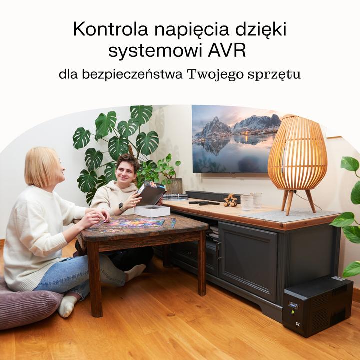 Actual product image GreenCell Green Cell Ups Powerproof 480w/750va Czysta Sinusoida (480 W)