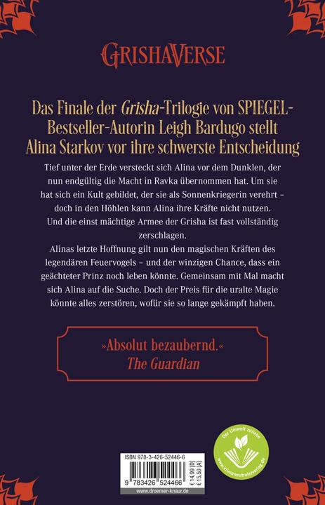 Actual product image Lodernde Schwingen (German, Henning Ahrens, Leigh Bardugo, 2020)