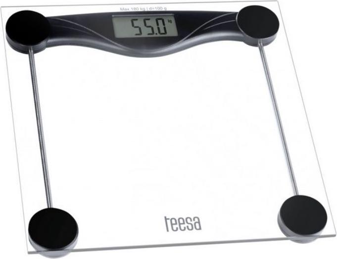 Actual product image Teesa Glass bath scale (150 kg)