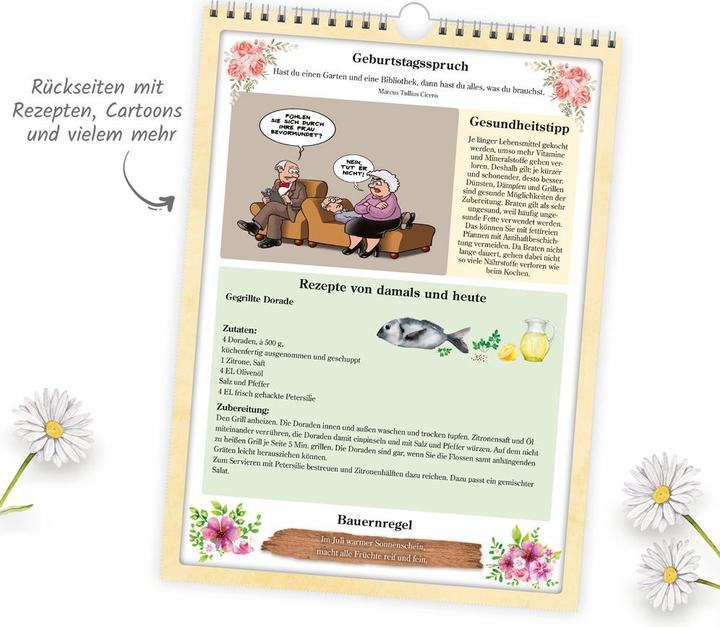 Produktbild Trtsch Classickalender Rentnerkalender 2026 (24 x 33 cm, Kein Einband, Deutsch)