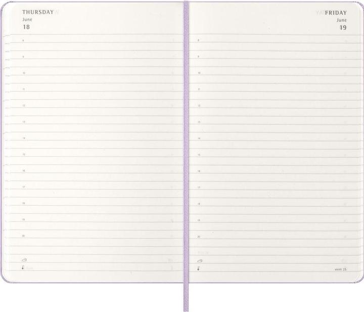 Actual product image Moleskine TAKA 2026 LG HC Past.Flieder (13 x 21 cm, English)