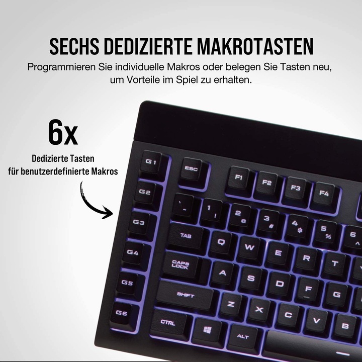 Produktbild Corsair K55 Rgb (DE, Kabelgebunden)