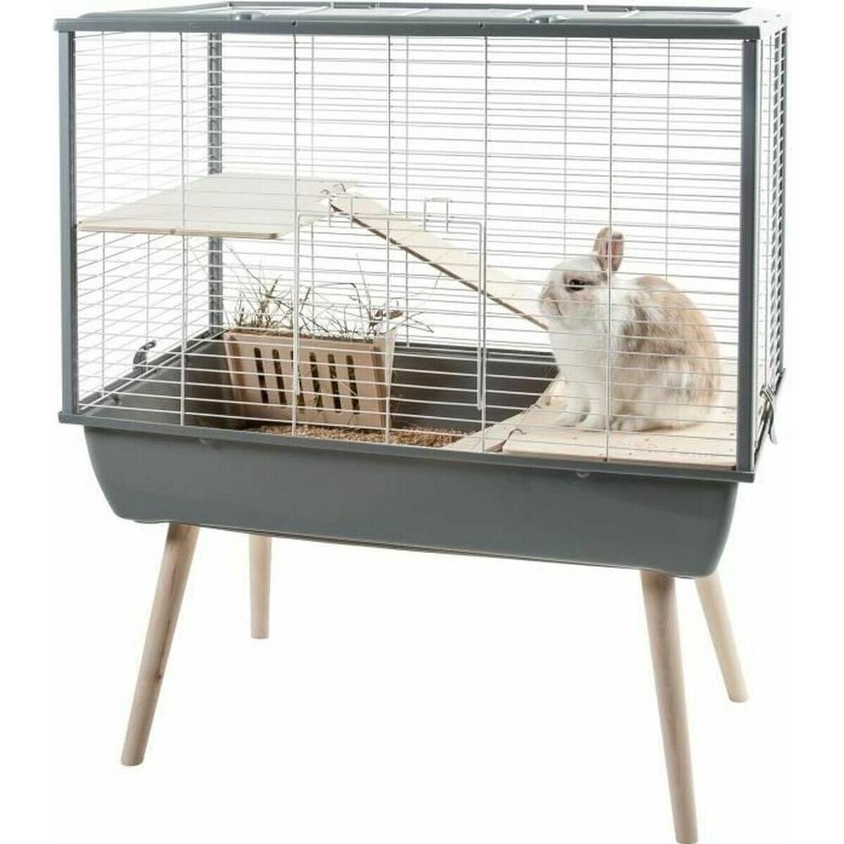 Comparer les prix de Zolux - Cage Neo muky pour grands rongeurs 58 cm Gris