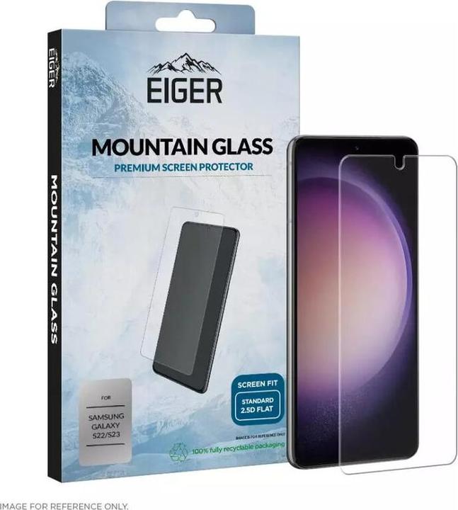 Eiger Mountain Glass Clear (1 Stück, Samsung Galaxy S23)