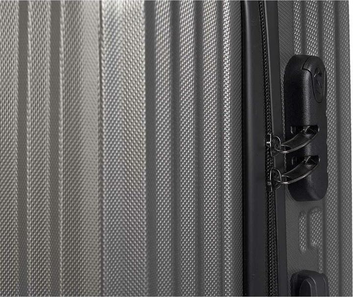 Image du produit Arte Regal set 3 valises valise à bandes en abs gris foncé