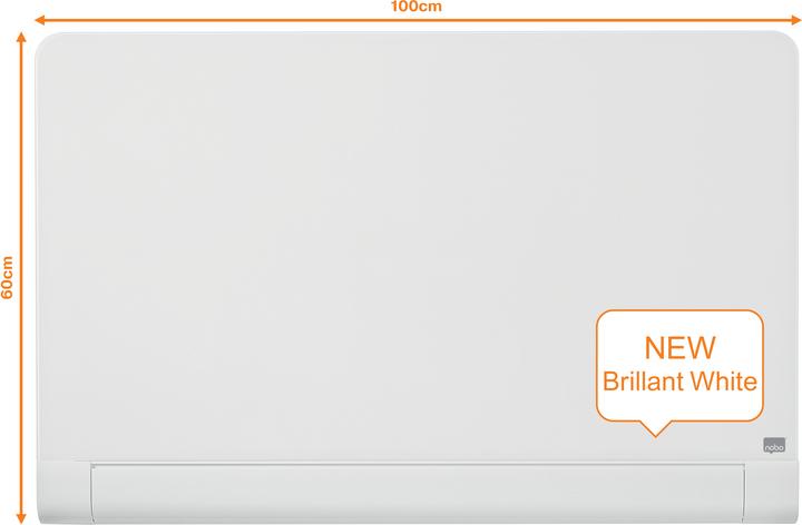 Actual product image Nobo Glass panel Diamond rounded corners (99.50 x 56 cm)