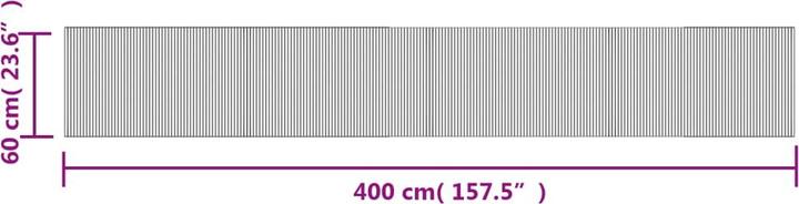 Produktbild vidaXL Teppich (400 x 60 cm)