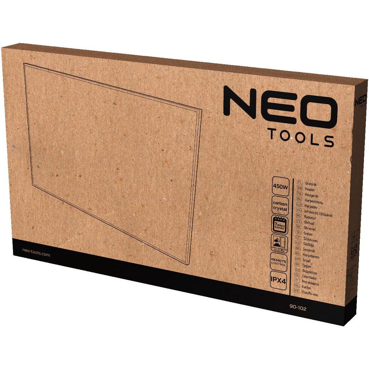 Thumbnail - Neo Tools 90-102 radiator, 450 W radiator, Heizkörper, Weiss