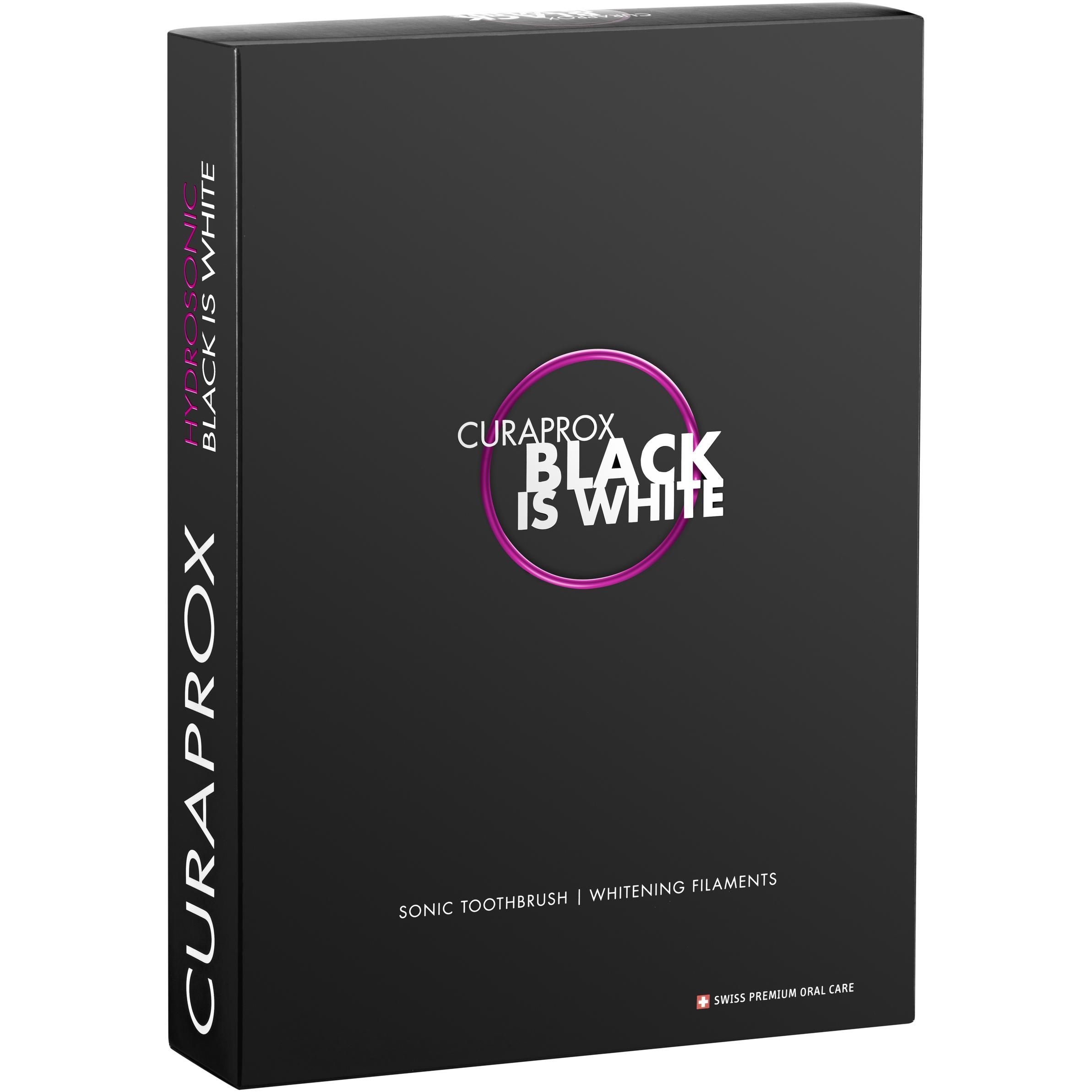 Thumbnail - Curaprox, Elektrische Zahnbürste, Hydrosonic Black is White (Schallzahnbürste)