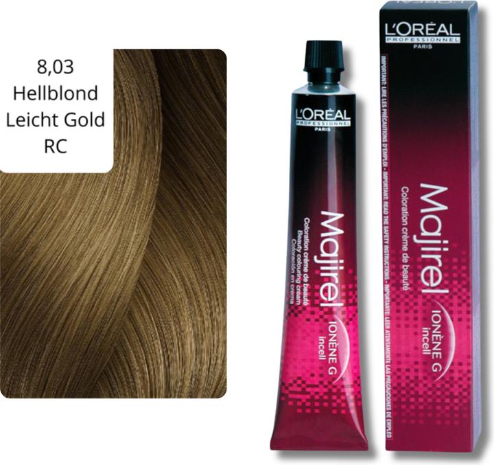 Produktbild L'Oréal Professionnel Majirel (8.03 Hellblond leicht Gold)