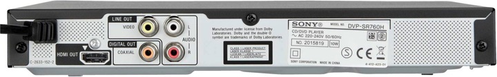 Actual product image Sony Dvp-Sr760h (DVD players)