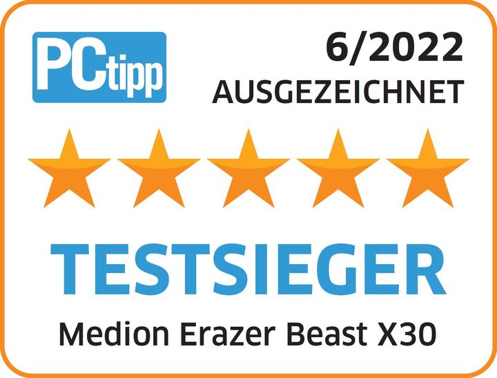 Produktbild Medion Erazer Beast X30 RTX 3080 Ti (17.30", Intel Core i9-12900HK, 32 GB, 2000 GB, CH)