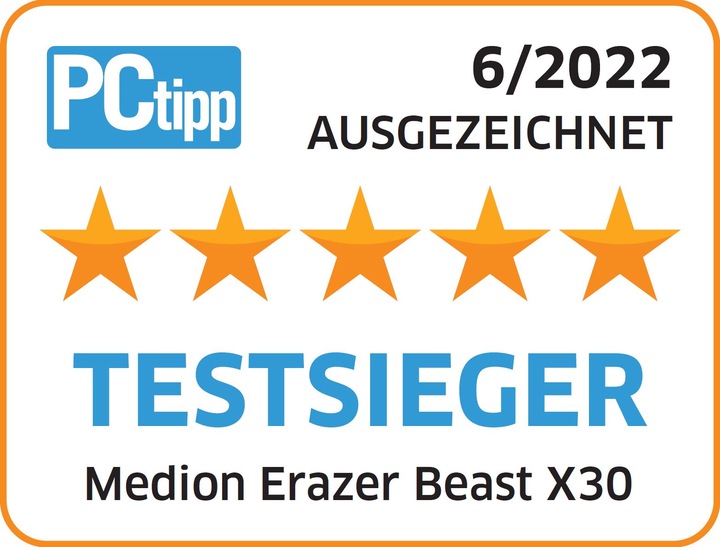 Produktbild Medion Erazer Beast X30 RTX 3080 Ti (17.30", Intel Core i9-12900HK, 32 GB, 2000 GB, CH)