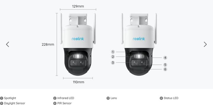 Produktbild Reolink Trackmix Series W760-4K 8MP (3840 x 2160 Pixels)