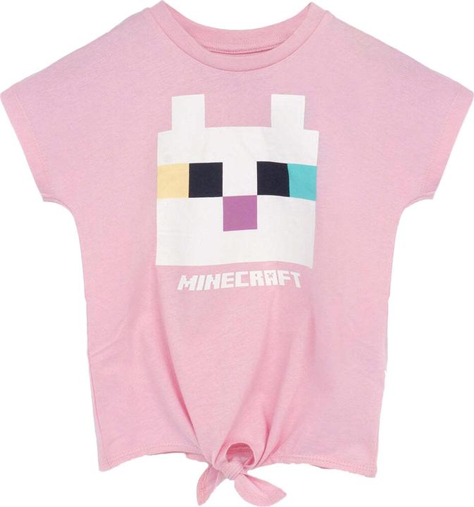 Produktbild Minecraft TShirt Front mit Knoten Mädchen (158, 164)