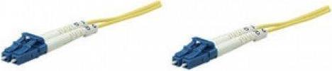 Produktbild Intracom Techly 1m LC / LC 9/125 Fiber Optic Cable Yellow (1 m)