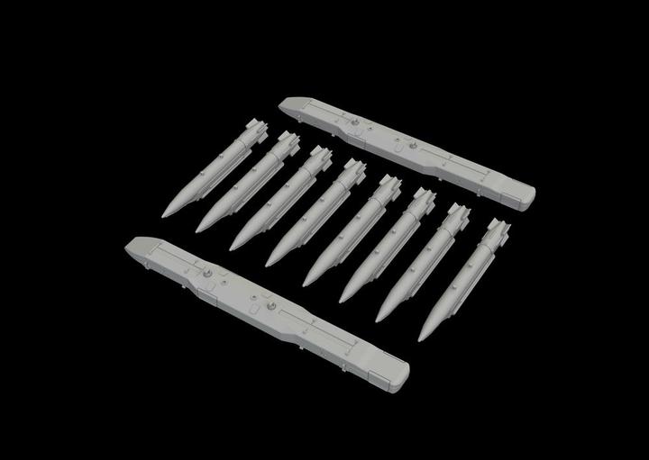 Actual product image Eduard GBU-39 w/BRU-61