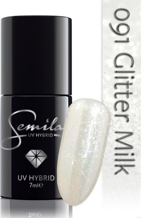 Immagine prodotto Semilac 091 Latte glitterato 7ml (Vernice UV gel)