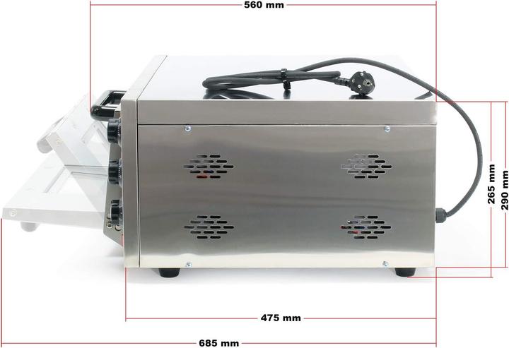 Produktbild Wiltec Pizza-Backofen (Pizzaofen Gastro)