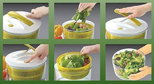 Actual product image Kinghoff KH-6113 salad dryer centrifuge (22 x 13 cm)