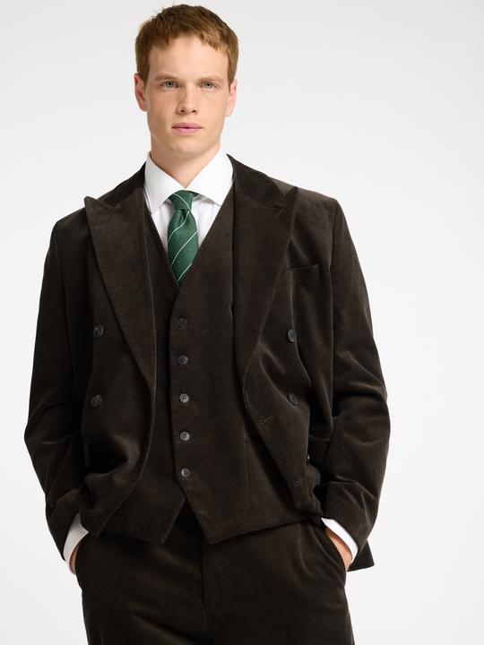 Produktbild Selected Homme Regular Fit Cord Zweireihiger Blazer (50)