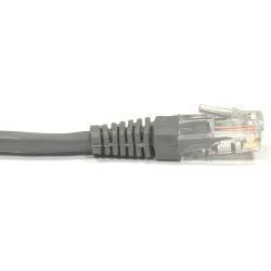 Netrack BZPAT20U5E patch cable RJ45, snagless boot, Cat 5e UTP, 20m pilkas (UTP, CAT5e, 1.55 m), Netzwerkkabel