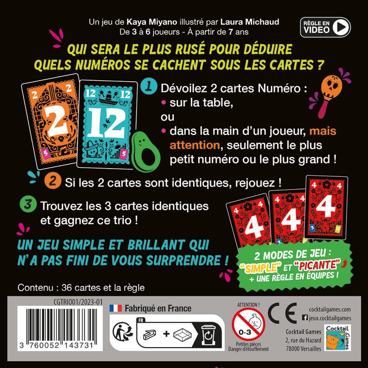Produktbild Cocktail games Trio (Französisch)
