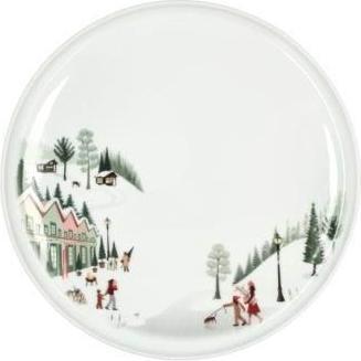 Pillivuyt Piastra Flat Bordo Dritto Inverno 26 cm Porcellana Bianca Antiforno, Piatti, Bianco
